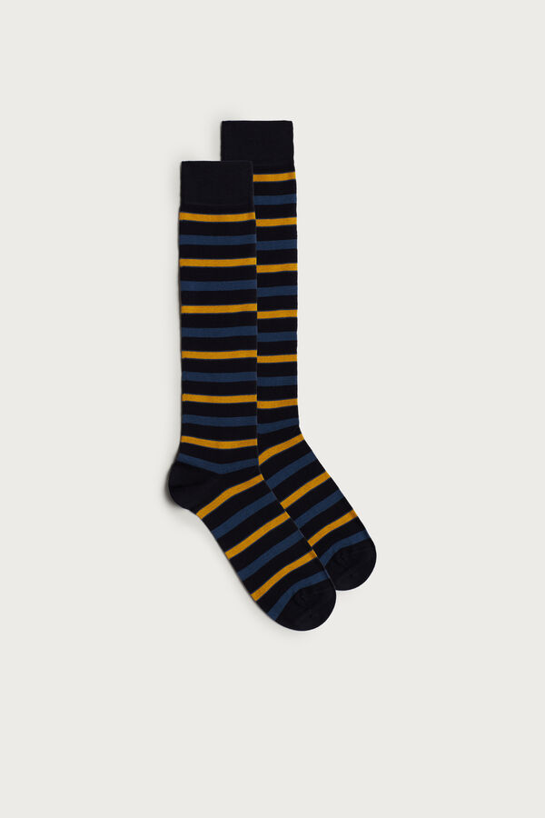 Multi-Pattern Long Supima Cotton Socks