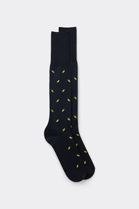 Long Patterned Lisle Socks