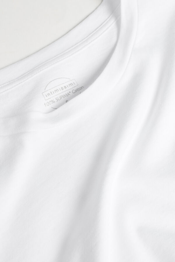 Long-Sleeved Round-Neck Superior Cotton Top