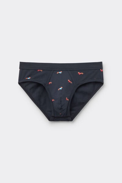 Slipy z Bavlny Superior Potisk Štěňátek
