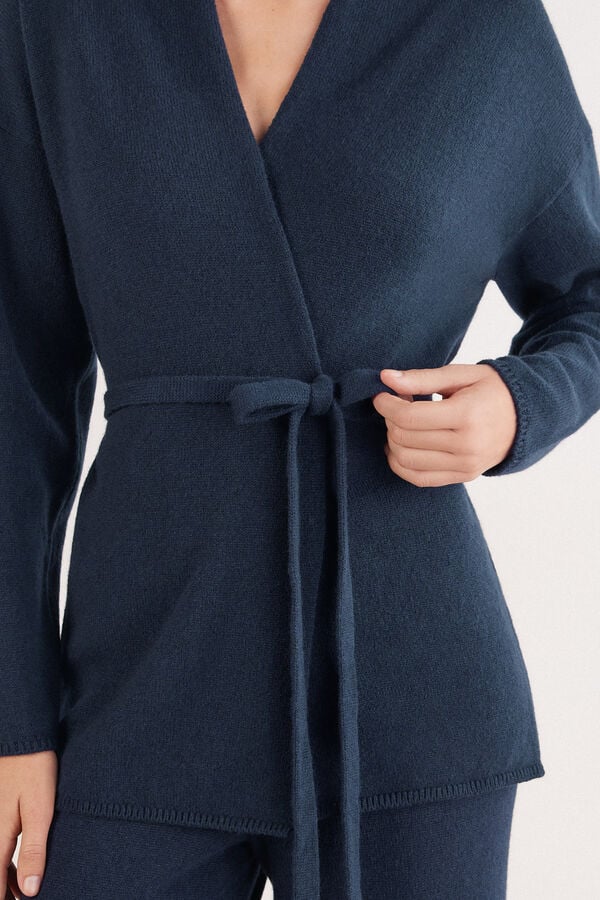 Cardigan con Cintura 100% Cashmere