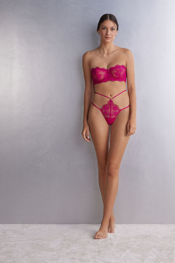 Sensual Flowers Balconette Bandeau Bra