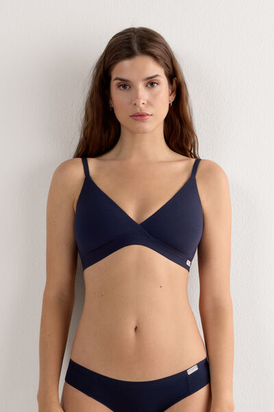 Emma Natural Cotton Triangle Bra