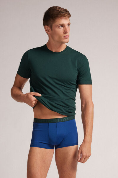 Boxer Shorts in Microfibre with Logo