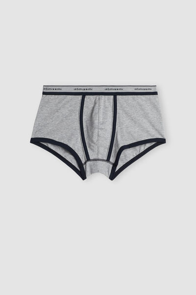 Stretch Supima® Cotton Boxer Shorts with Logo Detail