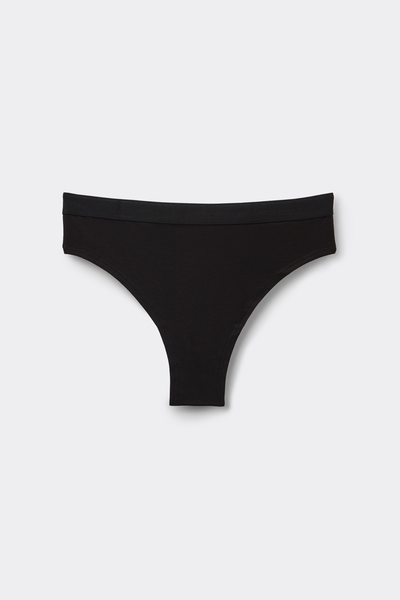 Pamuklu Y&uuml;ksek Bel Brazilian Slip K&uuml;lot