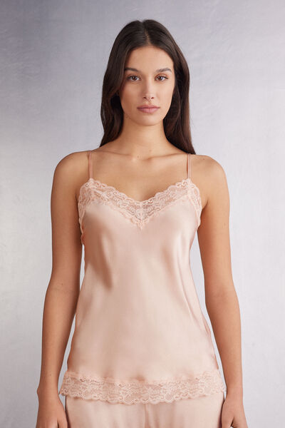 Lace and Silk Top