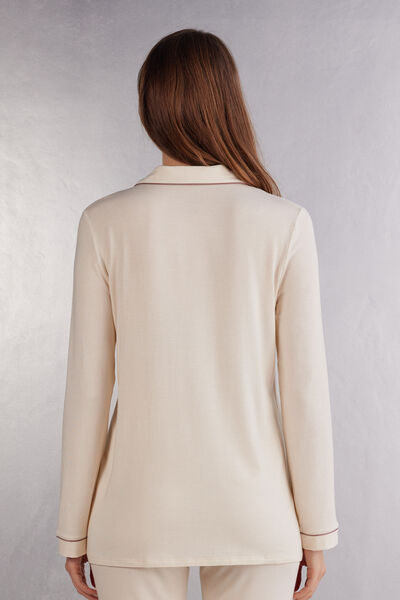 Long-Sleeve Micromodal Jacket