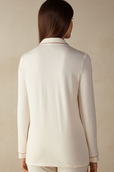 Long-Sleeve Micromodal Jacket