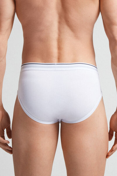 Superior Cotton Briefs with Exposed Elasticated Waistband