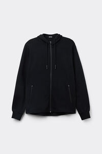 Zip-Up Cotton Sweatshirt