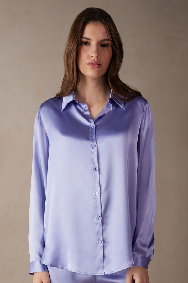 Long Sleeve Silk Shirt