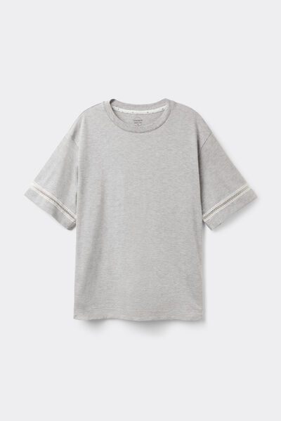 Maglia Manica Corta Cotone Superior Dusty Flower