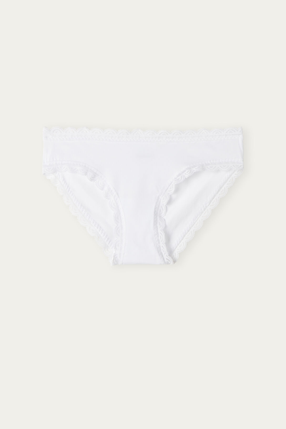Cotton and Lace Panties | Intimissimi