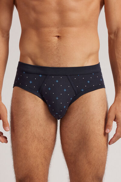 Superior Cotton Briefs with Small Flower Print