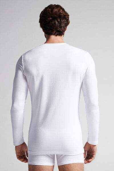 Maglia a Manica Lunga in Modal Cashmere