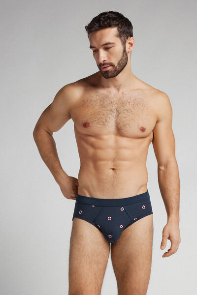 Slip en coton Natural Fresh imprimé bouée de sauvetage