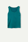 Camiseta de Tirantes de Seda y Modal