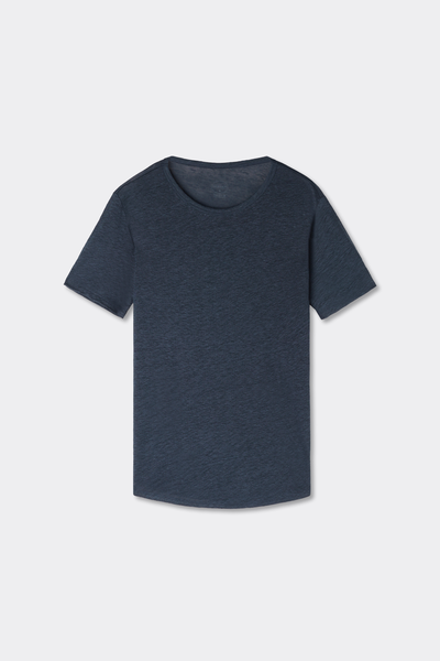 The Pure Linen Short-Sleeved Linen Top
