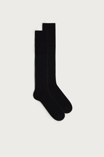 Шкарпетки Високі Теплі з Кашеміру і Шерсті