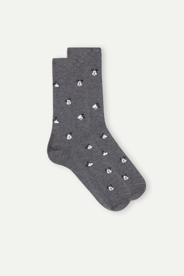 ©Disney Mickey Mouse Desenli Yumuşak Pamuklu Soket Çorap