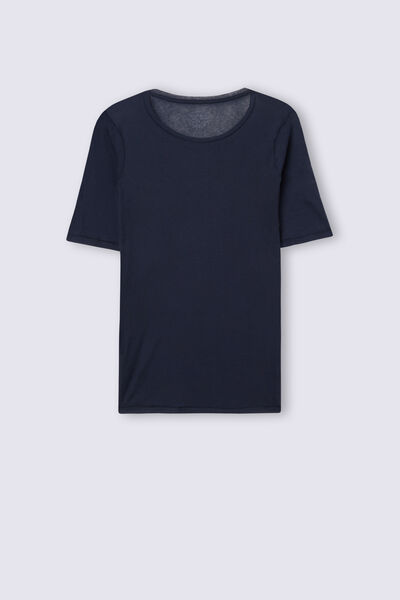 Short-Sleeved Invisible Cotton Top