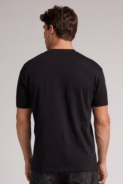 T-shirt z Bawełny Muscle Fit