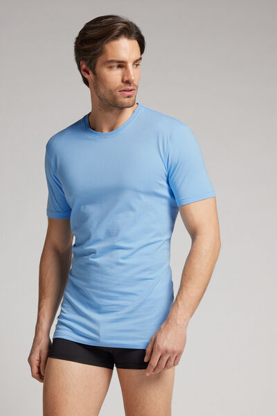 T-shirt in Cotone Superior Elasticizzato