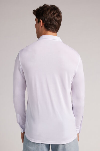Silk and Modal Piqué Shirt