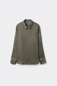The Pure Linen Plain-Weave Linen Shirt