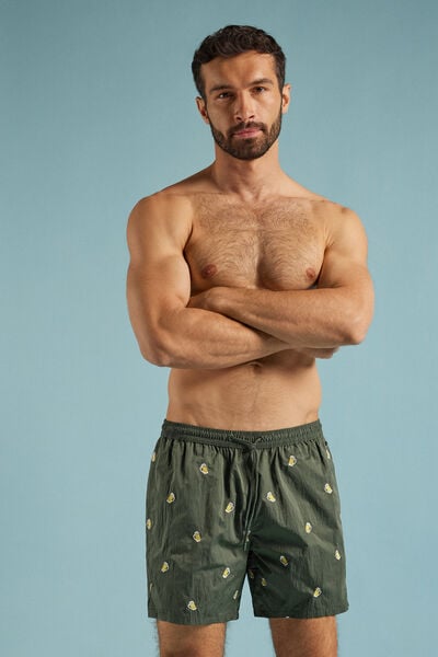Costume Boxer Mare Ricamo Birre