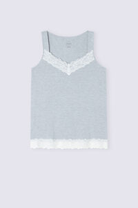 Modal Vest Top with Lace Details