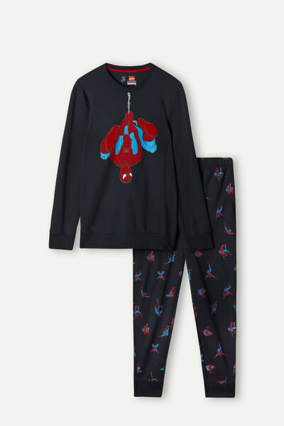 Set de pyjama long Spiderman en interlock de coton