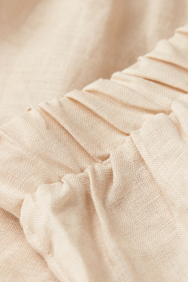 The Pure Linen Shorts Fabric
