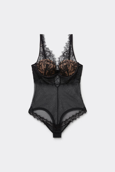 Her Beauty Elena レース ボディスーツ