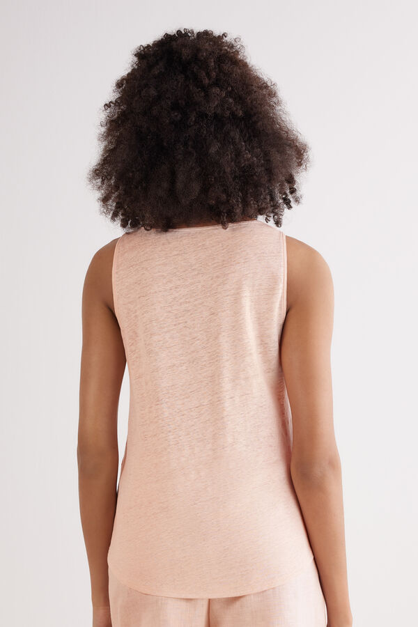 The Pure Linen リネン タンクトップ