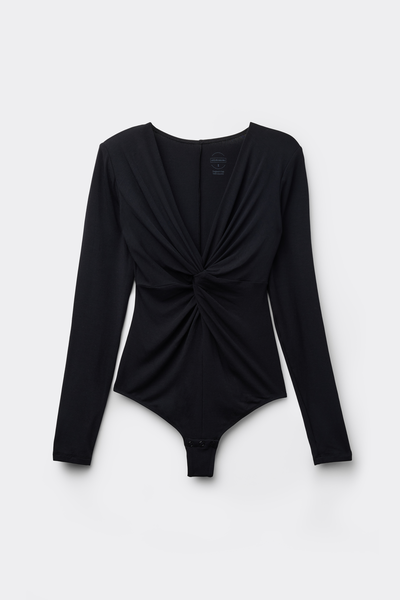 Sensual Attitude Modal Long Sleeve Bodysuit
