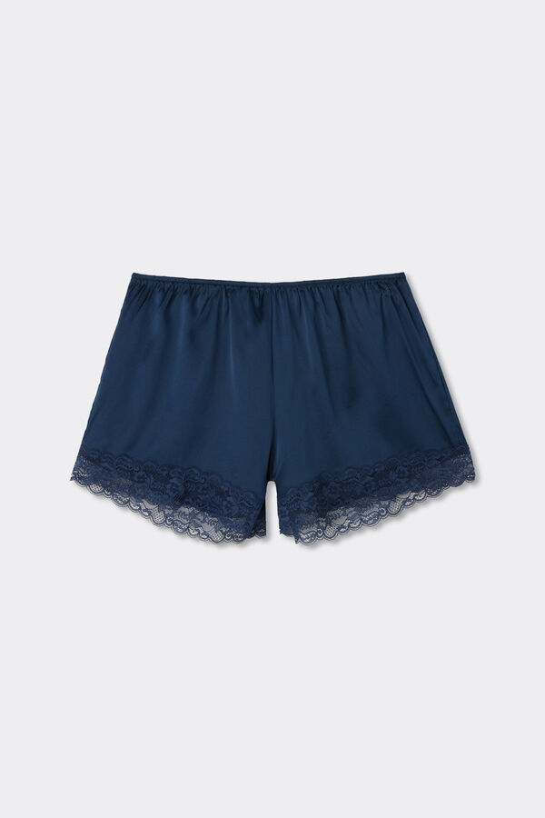 Korte Broek van Zijde met Kant