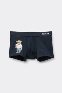Boxer Bambino Cotone Superior Stampa Orso Ice Cream