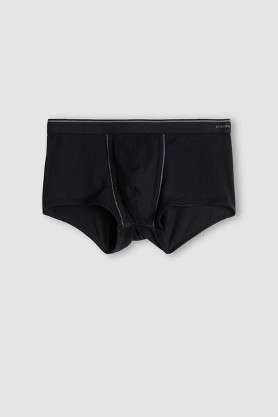 Superior Cotton Boxers with Exposed Elastic