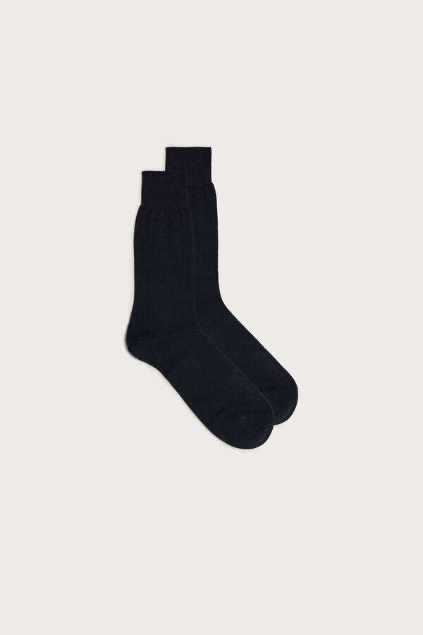 Krátke Ponožky zo Zmesi Bavlny, Hodvábu a Kašmíru