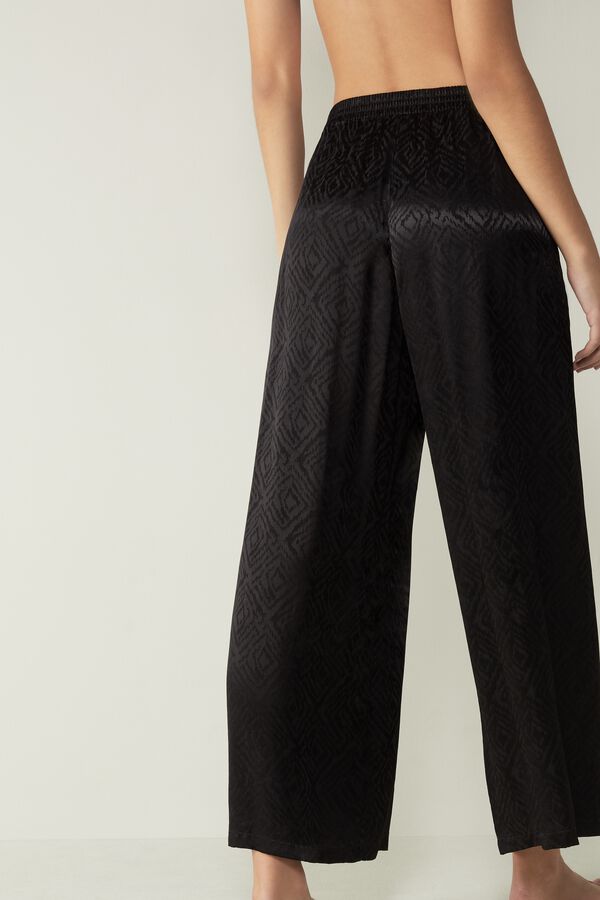 Snake Charmer Pants in Satin Viscose