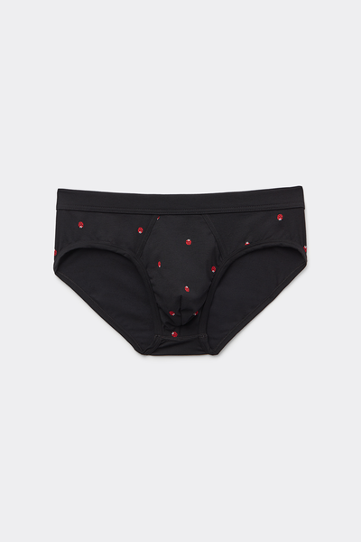Slip aus Superior-Baumwolle mit Marienkäfer-Print