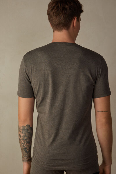 T-Shirt aus elastischer Supima® Baumwolle
