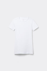 Short-Sleeved Stretch Superior Cotton Top
