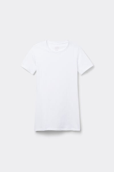 Maglia Manica Corta in Cotone Superior Elasticizzato