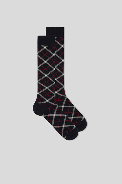 Long Patterned Soft Cotton Socks