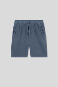 Pantalón Corto de Algodón con Ribete Washed Collection