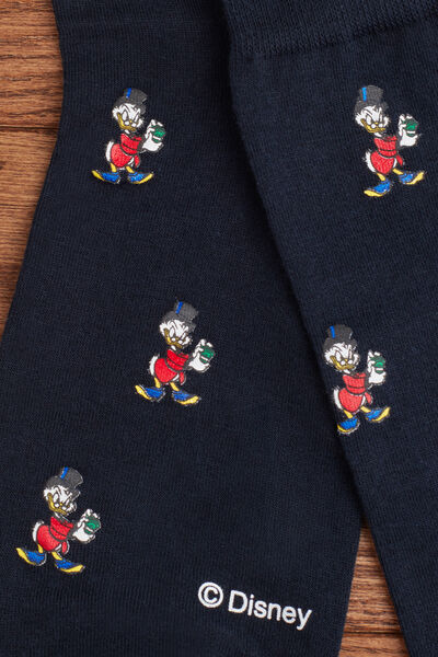 Uncle Scrooge Baskılı Soket Çorap