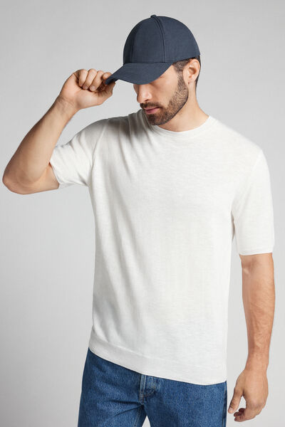 Cappellino in Tela di Lino e Cotone